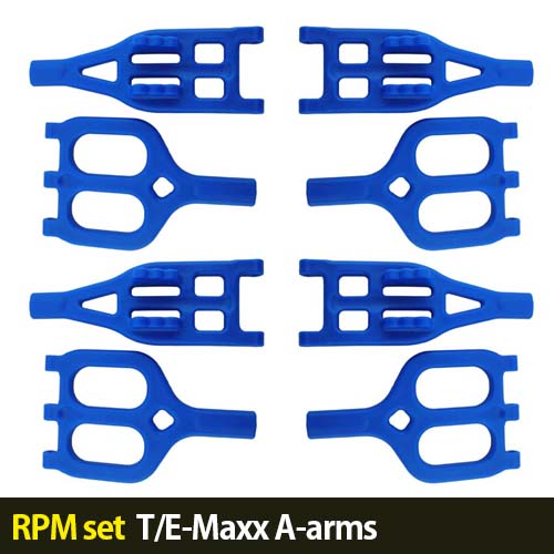 하비몬[RPM세트할인-5%] T/E-Maxx A-arms (Blue)[상품코드]-