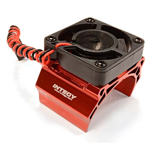 하비몬[#C25862RED] High Speed Cooling Fan+Heatsink Mount for 42mm O.D. Motor (Red)[상품코드]INTEGY