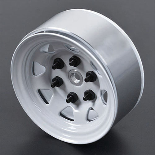 하비몬[#Z-W0035] [4개입] Stamped Steel 1.55&quot; Stock White Beadlock Wheel[상품코드]RC4WD