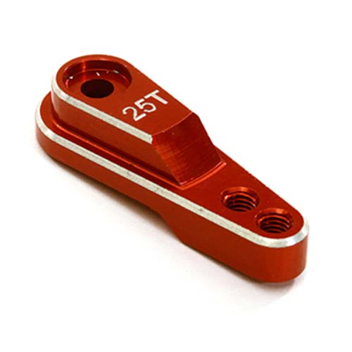 하비몬[#C28138RED] Billet Machined Alloy Servo Horn 25T for Traxxas TRX-4 (r=18, 22mm) (Red)[상품코드]INTEGY