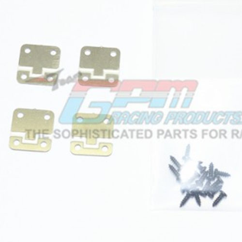 하비몬[#TRX4ZSP38-S] [4개입] Stainless Steel Door Hinges for TRX-4 Defender (Silver)[상품코드]GPM