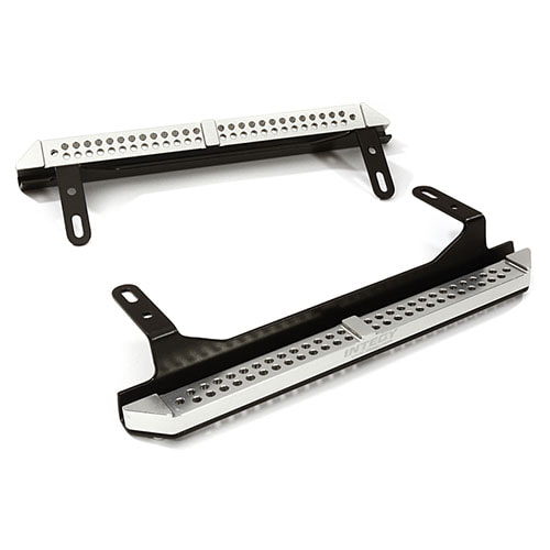 하비몬[#C28226SILVER] Alloy Machined Side Step Plate Set for Traxxas TRX-4 Scale &amp; Trail Crawler (Silver)[상품코드]INTEGY