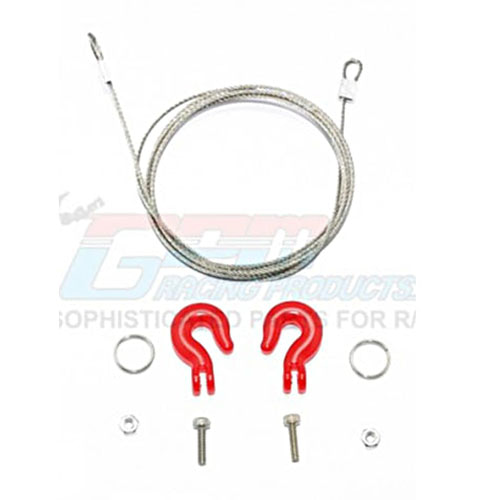 하비몬[#ZSP007-R] Metal Towing Hooks W/Steel Wire[상품코드]GPM