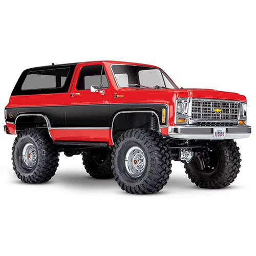 하비몬[#CB82076-4-RED] [완제품 + 조종기] 1/10 TRX-4 Crawler w/&#039;79 Chevrolet K5 Blazer Body (Red) (트랙사스 TRX4 쉐보레 K5 블레이저 1979)[상품코드]TRAXXAS