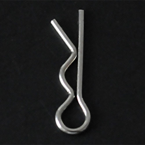 하비몬[단종] [#Z-B0016] [10개입] Silver Steel Body Clips 1.21mm (전체 길이 19mm)[상품코드]RC4WD