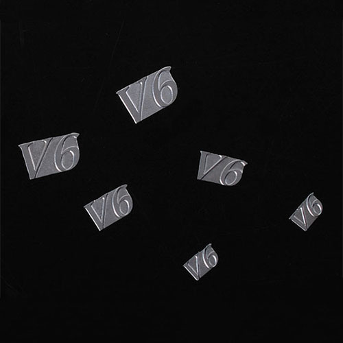 하비몬[단종] [#Z-S1131] 1/10 V6 Emblem Set[상품코드]RC4WD