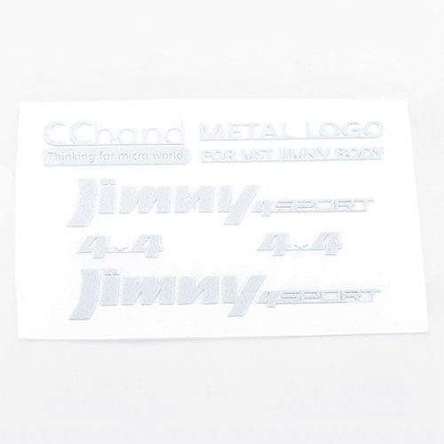 하비몬[선주문필수] [#VVV-C0658] Metal Emblems for MST 1/10 CMX w/ Jimny J3 Body (White)[상품코드]CCHAND