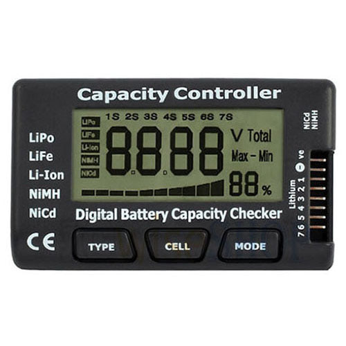 하비몬[#BM0001] [배터리체커] CellMeter 1-7S Digital Voltage Power Monitor[상품코드]BEST-RCMODEL