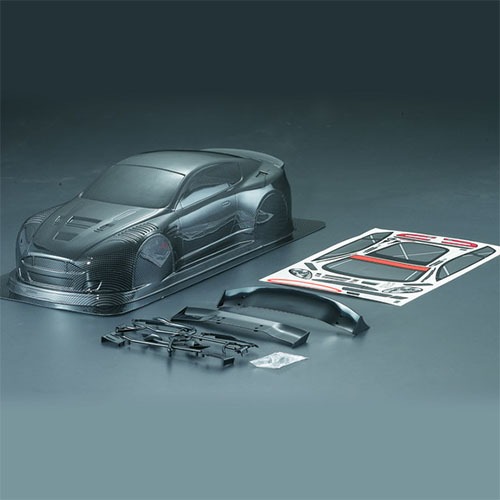 하비몬[선주문필수] [#PC201020C] 1/10 Aston Martin DBR9 Body Shell w/Wing, Decal (Carbon-Printing)[상품코드]MATRIXLINE