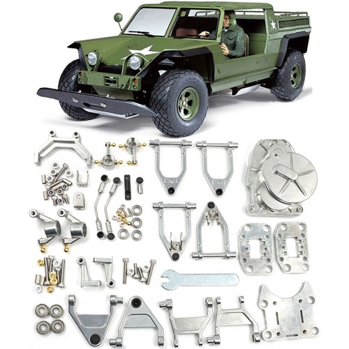 하비몬[■세트할인10%: #TA58004｜RCC-TA65311] 1/12 XR311 Combat Suport Vehicle 2WD Kit (타미야 XR311) w/Front and Rear Metal Kit[상품코드]-