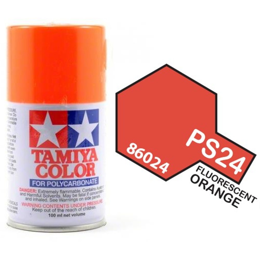 하비몬[#TA86024] PS-24 Fluorescent Orange (타미야 캔 스프레이 도료 PS24)[상품코드]TAMIYA