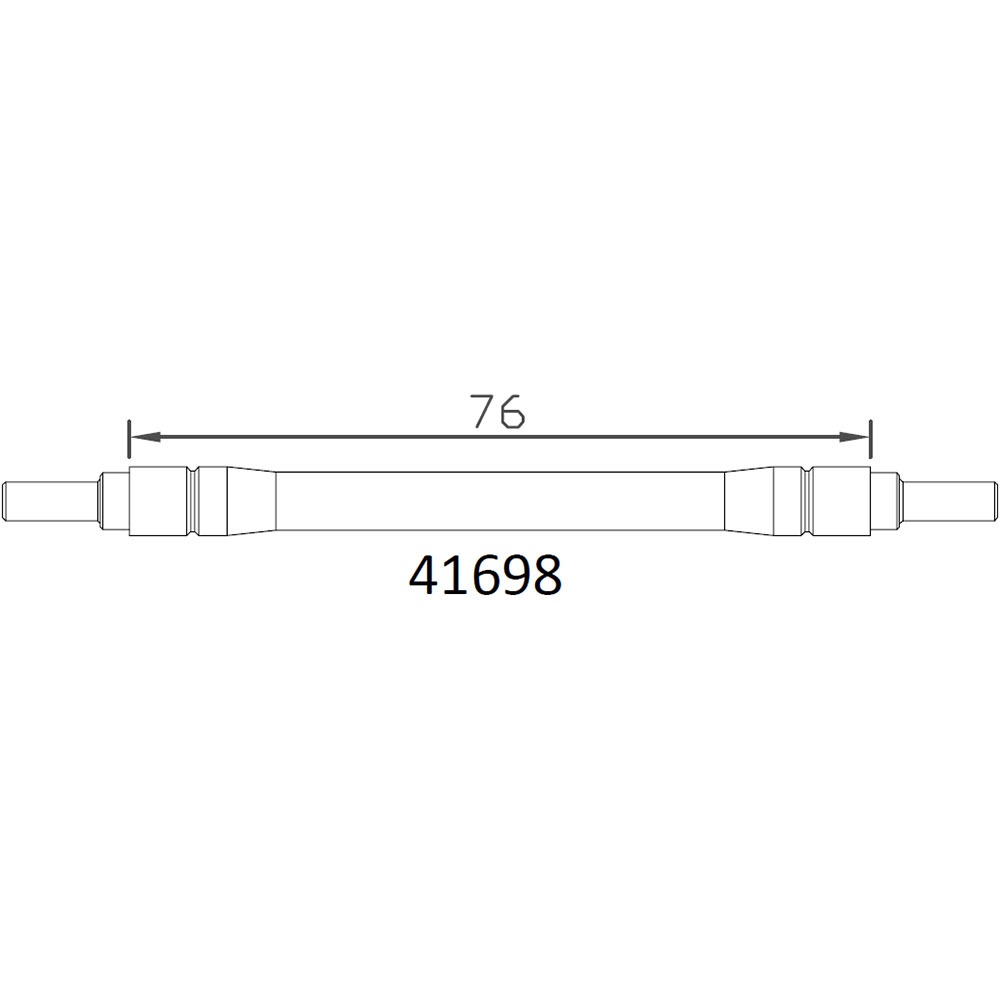 하비몬[#97401100] [1개입] Thrust Rod (76mm) for EMO-X (설명서 품번 #41698)[상품코드]CROSS-RC