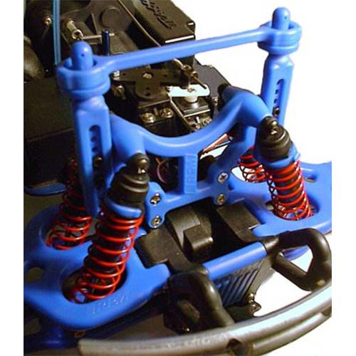 ϺT/E-Maxx Shock Tower &amp; Body Mounts (Blue) (1)[ǰڵ]RPM