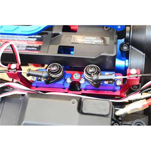 ϺTRX-4 Aluminum F&amp;R Gear Box 2-Speed Diff Lock Servo Mount[ǰڵ]GPM
