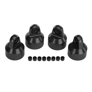하비몬[#AX7764X] Shock caps, aluminum (hard-anodized, PTFE-coated), GTX shocks (4)/ spacers (8)[상품코드]TRAXXAS
