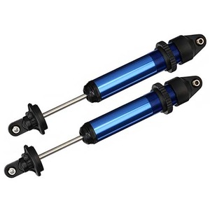 하비몬[#AX7761] Shocks, GTX, aluminum, blue-anodized (fully assembled w/o springs) (2)[상품코드]TRAXXAS