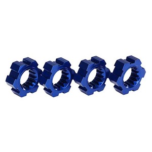 하비몬[#AX7756X] [4개입] X-Maxx/XRT Aluminum Wheel Hex Hub (Blue)[상품코드]TRAXXAS