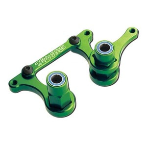 하비몬[#AX3743G] Steering bellcranks, drag link (green-anodized 6061-T6 aluminum)/ 5x8mm ball bearings (4)/ hardware (assembled)[상품코드]TRAXXAS