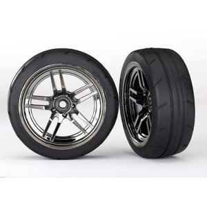 하비몬[#AX8373] Tires And Wheels, Assembled, Black, Front[상품코드]TRAXXAS