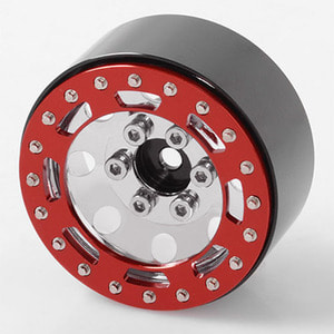하비몬[#Z-W0225] [4개입] TRO 1.7&quot; Stamped Steel Beadlock Wheels (Red/Chrome) (for Marlin Crawler)[상품코드]RC4WD
