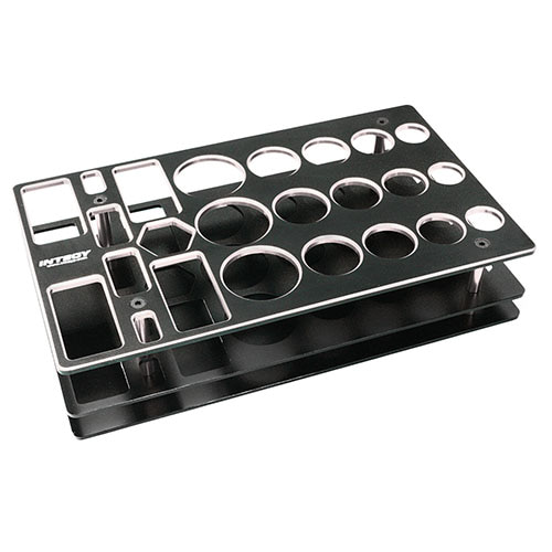 하비몬[#C27286SILVER] Universal Workbench Organizer 195x117x40mm Workstation Tray (Silver)[상품코드]INTEGY