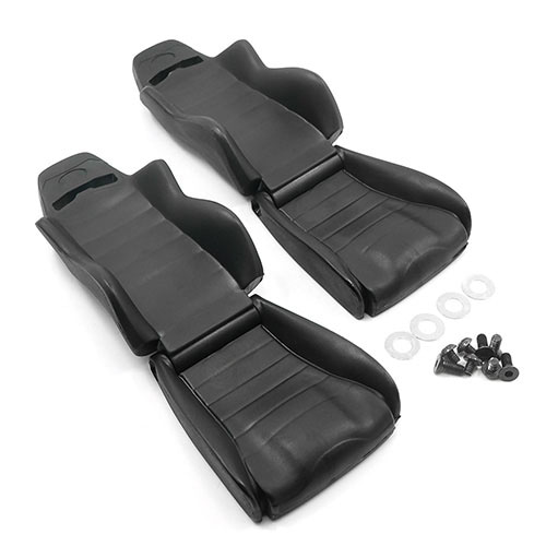 하비몬[#YA-0540] [2개입｜미니어처: 카시트] Hard Plastic Seats for 1/10 Crawler (Black)[상품코드]YEAH RACING