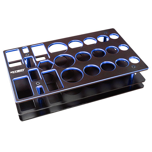 하비몬[#C27286BLUE] Universal Workbench Organizer 195x117x40mm Workstation Tray (Blue)[상품코드]INTEGY