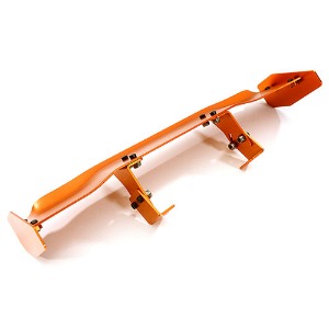하비몬[#C24896ORANGE] Realistic 1/10 Size Aluminum Rear Wing 165mm Width (Orange)[상품코드]INTEGY