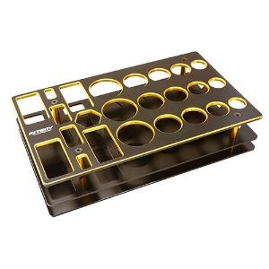 하비몬[#C27286GOLD] Universal Workbench Organizer 195x117x40mm Workstation Tray (Gold)[상품코드]INTEGY