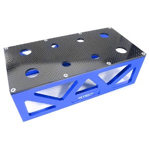 하비몬[#C26918BLUE] Alloy HD Composite On-Road Car Stand Workstation for 1/10 &amp; 1/8 Size 198x98x63mm (Blue)[상품코드]INTEGY