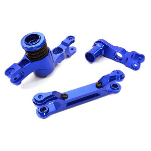 하비몬[#C26944BLUE] Billet Machined Steering Bell Crank Set for Traxxas X-Maxx 4X4 (Blue)[상품코드]INTEGY