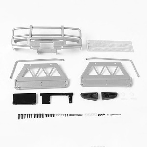 하비몬[선주문필수] [#VVV-C0413] Trifecta Front Bumper, Sliders and Side Bars for Land Cruiser LC70 Body (Silver)[상품코드]CCHAND