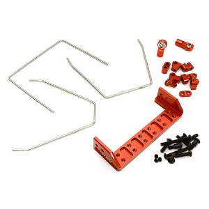 하비몬[#C28411RED] Anti Roll Stabilizer Sway Bar Kit for Traxxas TRX-4 Off-Road Truck (Red)[상품코드]INTEGY