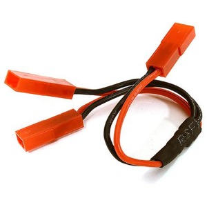 하비몬[#C28511] Y-Type 1-to-2 JST 2 Pin Plug Wire Harness for Traxxas ESC/Fan 150mm Extension[상품코드]INTEGY