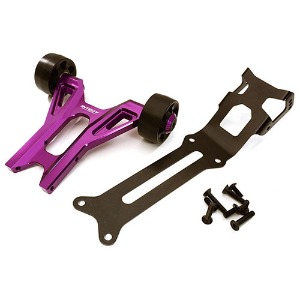 하비몬[#C27985PURPLE] Billet Machined Wheelie Bar Kit for Traxxas X-Maxx 4X4 (Purple)[상품코드]INTEGY