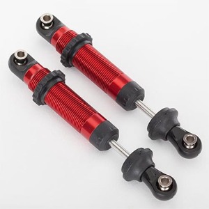하비몬[#AX8260R] Shocks, GTS, Aluminum (Red-Anodized) (Assembled With Spring Retainers) (2)[상품코드]TRAXXAS