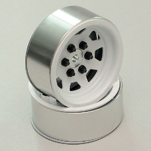 하비몬[단종] [#Z-W0118:상품코드대체] [4개입] OEM Steel 2.2&quot; Stock Beadlock Wheel (White Edition)[상품코드]RC4WD
