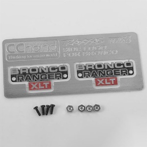 하비몬[#VVV-C0495] Side Metal Emblem for Traxxas TRX-4 &#039;79 Bronco Ranger XLT[상품코드]CCHAND