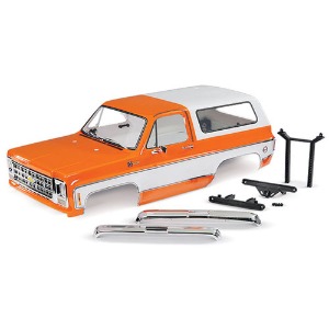 하비몬[#AX8130X] Body, Chevrolet Blazer (1979), Complete (Orange) (Includes Grille, Side Mirrors, Door Handles, Windshield Wipers, Front &amp; Rear Bumpers, Decals)[상품코드]TRAXXAS