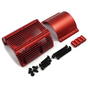 하비몬[#YA-0600RD] Aluminum Heat Sink for 1:8 Motors Red[상품코드]YEAH RACING