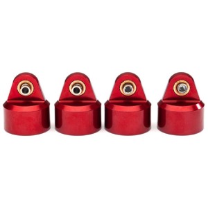 하비몬[#AX8964R] Shock Caps, Aluminum (Red-Anodized), GT-Maxx® Shocks (4)[상품코드]TRAXXAS