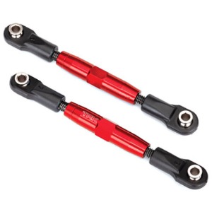 하비몬[#AX3643R] Camber Links, Front (Tubes Red-Anodized, 7075-T6 Aluminum, Stronger Than Titanium) (83Mm) (2)/ Rod Ends (4)/ Aluminum Wrench (1) (#2579 3X15 Bcs (4) Required For Installation)[상품코드]TRAXXAS