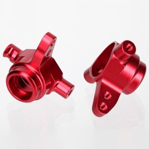 하비몬[#AX6837R] Steering Blocks 6061-T6 Aluminum Left &amp; Right (Red-Anodized)[상품코드]TRAXXAS