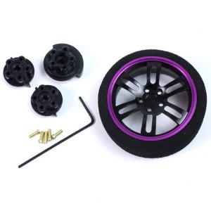 하비몬[단종] [#YA-0267PP] Aluminum 12-Spoke Transmitter Steering Wheel Purple for Futaba KO Sanwa Flysky NB4[상품코드]YEAH RACING
