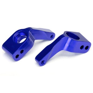 하비몬[#AX3652A] Stub Axle Carriers, Rustler®/Stampede®/Bandit (2), 6061-T6 Aluminum (Blue-Anodized)/ 5x11mm Ball Bearings (4)[상품코드]TRAXXAS