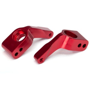 하비몬[#AX3652X] Stub Axle Carriers, Rustler®/Stampede®/Bandit (2), 6061-T6 Aluminum (Red-Anodized)/ 5x11mm Ball Bearings (4)[상품코드]TRAXXAS
