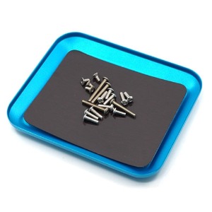 하비몬[단종] [#YA-0413BU] Aluminium Screw Tray (크기 12 x 10 x 1.5cm)[상품코드]YEAH RACING
