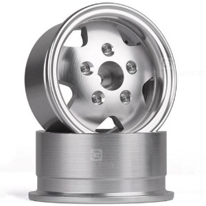 하비몬[#GRC/GAX0138RS] [2개입] 1.9 Metal Beadlock Wheel (Silver) (for TRX-4 Defender &amp; TRC Rover SUV First Gen)[상품코드]GRC