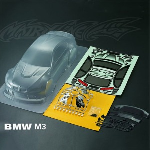 하비몬[#PC201207] 1/10 BMW M3 Body Shell w/Light Bucket (Clear｜미도색)[상품코드]MATRIXLINE
