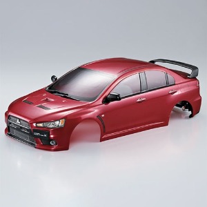 하비몬[#KB48132] 1/10 Mitsubishi Lancer Evolution X Body Finished (Iron-Oxide-Red｜킬러바디 완제품)[상품코드]KILLERBODY
